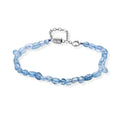 Santa Maria Farbe Aquamarin Armband ca. 19 cm 316L Edelstahl ca. 30.00 ct