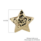 Royal Bali Kollektion - Stern Ohrstecker, 375 Gelbgold