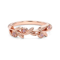 D'Joy Rosa Diamant Ring 925 Silber 750 Roségold vermeil (Größe 17.00) (10-15 Werktage Lieferzeit) ca. 0,05 ct
