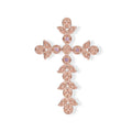 D'Joy Rosa Diamant Anhänger 925 Silber 750 Roségold vermeil (10-15 Werktage Lieferzeit) ca. 0,03 ct.