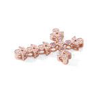 D'Joy Rosa Diamant Anhänger 925 Silber 750 Roségold vermeil (10-15 Werktage Lieferzeit) ca. 0,03 ct.