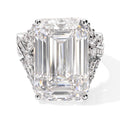 D'Joy Moissanit Ring, 925 Silber rhodiniert - 20,78 ct,