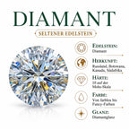 D'Joy Moissanit Ring 925 Silber 750 Vergoldet (Größe 18.00) ca. 1,02 ct