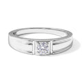 LUXURIANT DIAMOND - Lab Grown Diamant SI-GH Ring 925 Silber Rhodiniert (Größe 21.00) ca. 0.25 ct