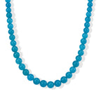 D'Joy AAA Amazonit Halskette ca. 50 cm + 5 cm Extender 925 Silber Rhodiniert ca. 330,00 ct.
