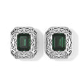 D'Joy Alexandrit Quarz Triplette Ohrringe 925 Silber Rhodiniert ca. 3.71 ct