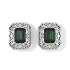 D'Joy Alexandrit Quarz Triplette Ohrringe 925 Silber Rhodiniert ca. 3.71 ct