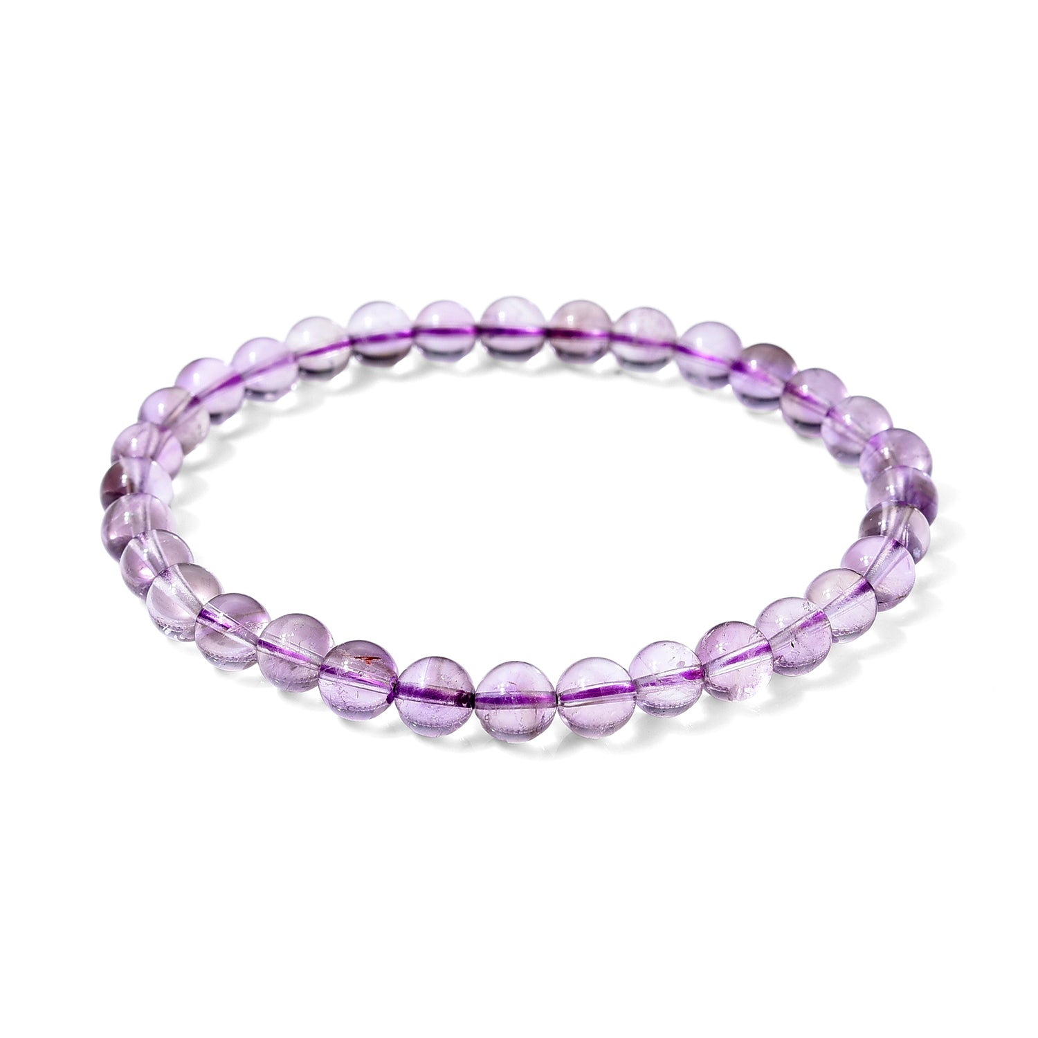 Rose de France Amethyst Armband 18 cm ca. 45,00 ct.