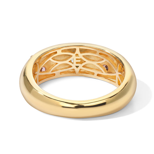 EVER TRUE Mehrfarbiger Saphir Ring Reine Bronze (Größe 21.00) ca. 0.35 ct