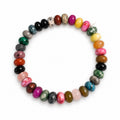 Mehrfarbig Edelsteine Armband 16.5 cm ca. 91.20 ct