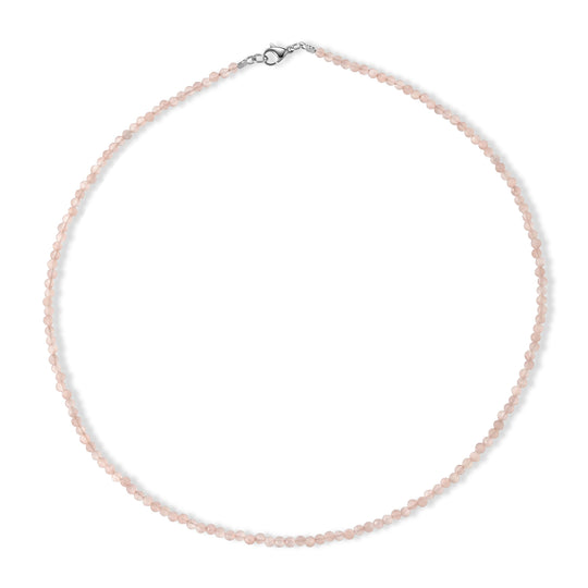 EVER TRUE Goldener Glasachat Halskette ca. 45 cm 316L Edelstahl ca. 25.00 ct
