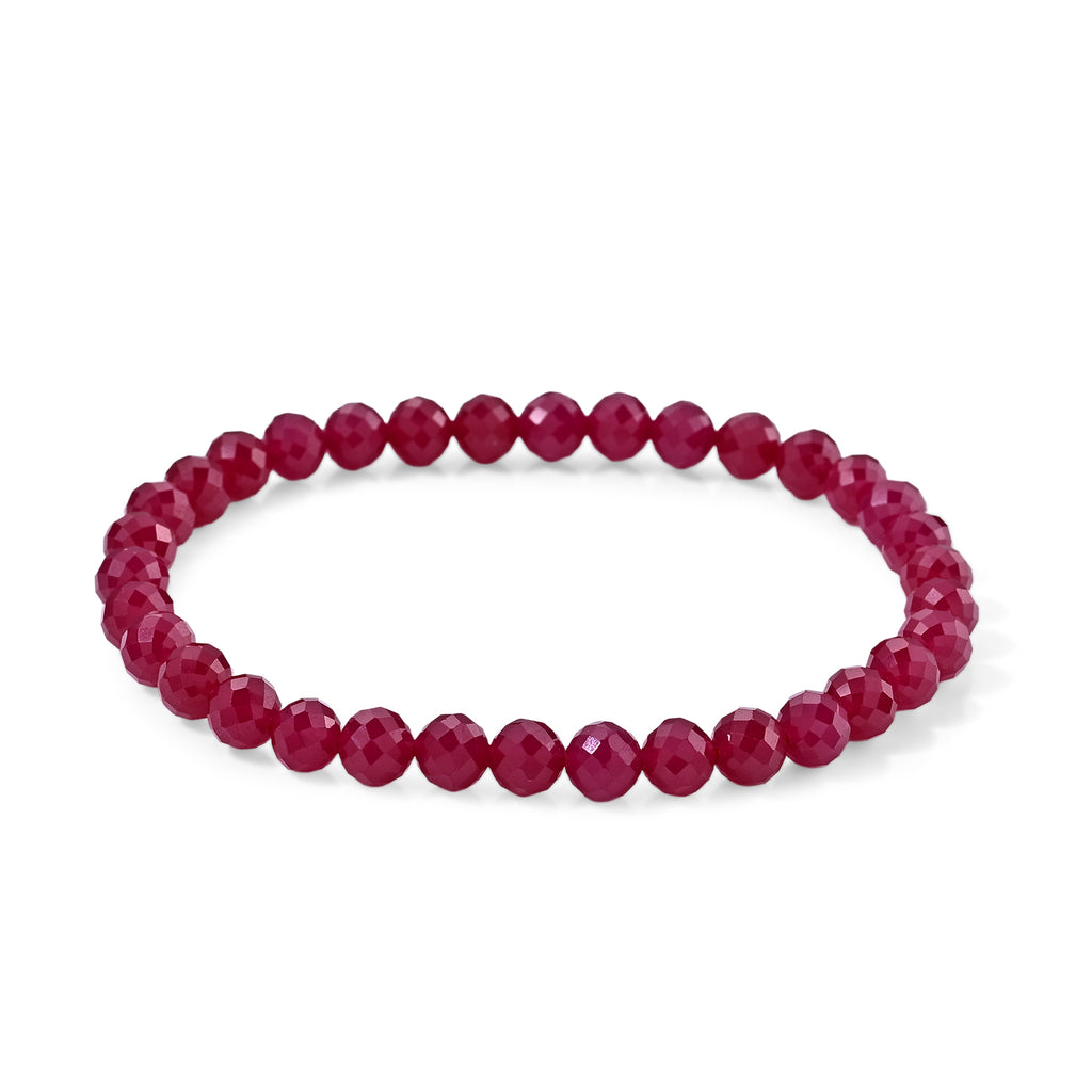 Lab Grown Rubin Armband 18 cm (10-15 Werktage Lieferzeit) ca. 70,00 ct.