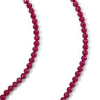 D'Joy Lab Grown Rubin Halskette ca. 50 cm 925 Silber Rhodiniert (10-15 Werktage Lieferzeit) ca. 167,00 ct.