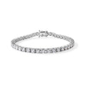 D'Joy Lab Grown Diamant SI-GH Armband ca. 19 cm 925 Silber Rhodiniert ca. 10,00 ct.
