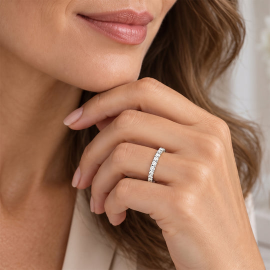 Lab Grown Diamant I1-I2 Ring 925 Silber Platiniert (Größe 20.00) ca. 0,24 ct