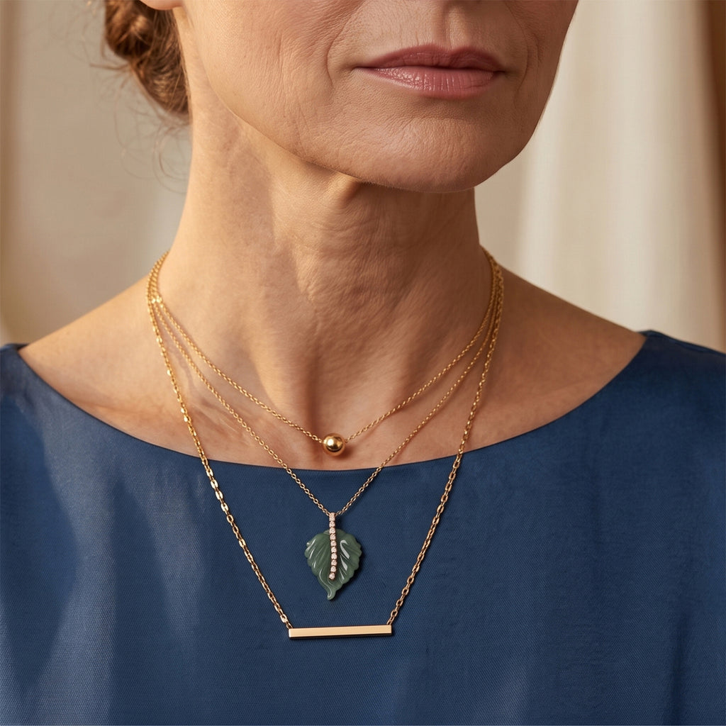 LUXURIANT DIAMOND - EXTREM SELTEN Olmek Jadeit, Lab Grown Diamant Anhänger 925 Silber Gelbgold Vermeil ca. 9.32 ct