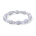 EXTREM SELTEN Natürliche Weiße Jadeit Jade Armband 18 cm ca. 120.00 ct