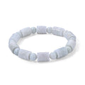 EXTREM SELTEN Natürliche Weiße Jadeit Jade Armband 18 cm ca. 170.00 ct