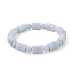 EXTREM SELTEN Natürliche Weiße Jadeit Jade Armband 18 cm ca. 170.00 ct