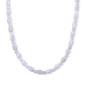 D'Joy EXTREM SELTEN Natürliche Weiße Jadeit Jade Halskette ca. 50 cm 925 Silber Rhodiniert ca. 380.00 ct