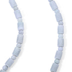 D'Joy EXTREM SELTEN Weiße Jade Halskette ca. 50 cm 925 Silber Rhodiniert ca. 430.00 ct