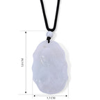 Flexible weiße Jade 76cm Halskette - 80 ct.