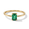 AAA Kagem sambischer Smaragd Ring in 375 Gold - 0.98 ct.