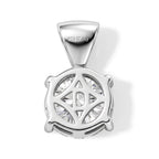 D'Joy Moissanit Anhänger 925 Silber Rhodiniert ca. 3,60 ct.