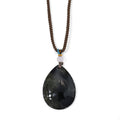 Moosachat Halskette Flexibles cm ca. 45.00 ct