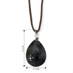 Moosachat Halskette Flexibles cm ca. 45.00 ct