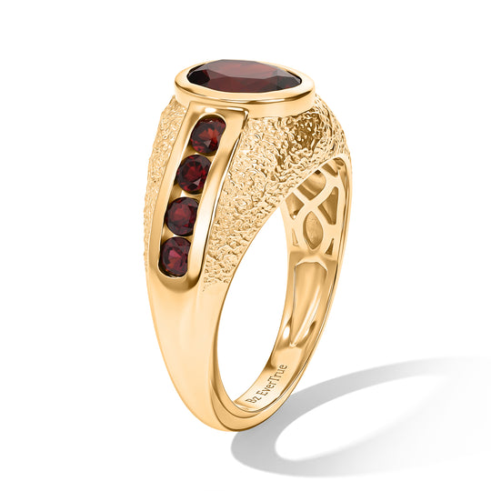 EVER TRUE Mosambik Granat Ring Reine Bronze (Größe 21.00) ca. 2,22 ct