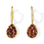 EVER TRUE Mosambik Granat Ohrringe Reine Bronze ca. 2,57 ct.