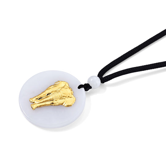 EXTREM SELTEN Natürliche Weiße Jadeit Jade Halskette ca. Flexibles cm 999 Gold ca. 40.00 ct