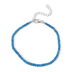 D'Joy AAA Neon Apatit Armband ca. 19 cm 925 Silber Rhodiniert (08-10 Werktage Lieferzeit) ca. 15,00 ct.