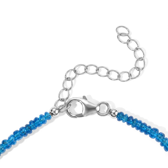 D'Joy AAA Neon Apatit Armband ca. 19 cm 925 Silber Rhodiniert  ca. 15,00 ct.