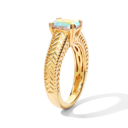 EVER TRUE Merkur mystischer Topas Ring Reine Bronze (Größe 20.00) ca. 1,73 ct