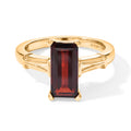 EVER TRUE Mosambik Granat Ring Reine Bronze (Größe 17.00) ca. 3,19 ct