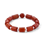 Rote Jade, Chinesische Akoya-Perle (5-6mm) Armband 18 cm (4-5 Werktage Lieferzeit) 120.01 ct