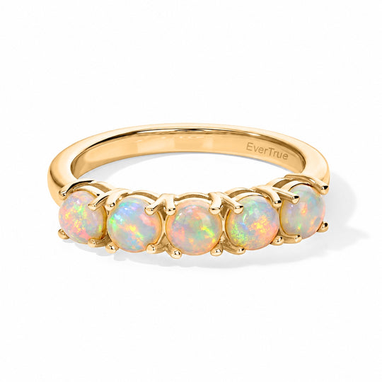 EVER TRUE AA Natürlicher, äthiopischer Welo Opal Ring Reine Bronze (Größe 17.00) (10-15 Werktage Lieferzeit) ca. 0,85 ct