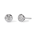 D'Joy Moissanit Ohrringe 925 Silber Platiniert ca. 2.09 ct