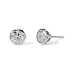 D'Joy Moissanit Ohrringe 925 Silber Platiniert ca. 2.09 ct
