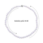 Zhu Ji Perle Halskette ca. 50 cm 316L Edelstahl