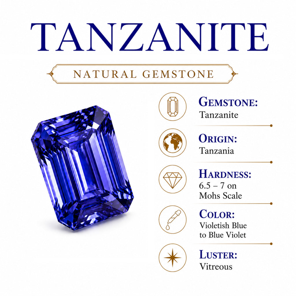 D'Joy Tansanit, Weißer Zirkon Ohrringe 925 Silber Platiniert ca. 1,51 ct.