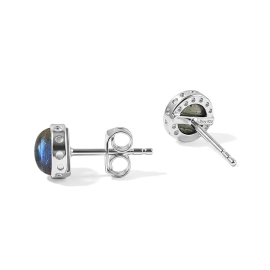 D'Joy AAA Labradorit Ohrringe 925 Silber ca. 1.76 ct