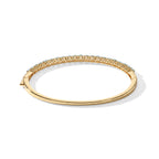 EVER TRUE AA Blauer Apatit Armreif ca. 19 cm Reine Bronze ca. 4,05 ct.