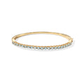 EVER TRUE AA Blauer Apatit Armreif ca. 19 cm Reine Bronze ca. 4,05 ct.