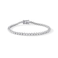 Lab Grown Diamant SI-GH Armband ca. 19 cm 925 Silber Rhodiniert ca. 2,16 ct.