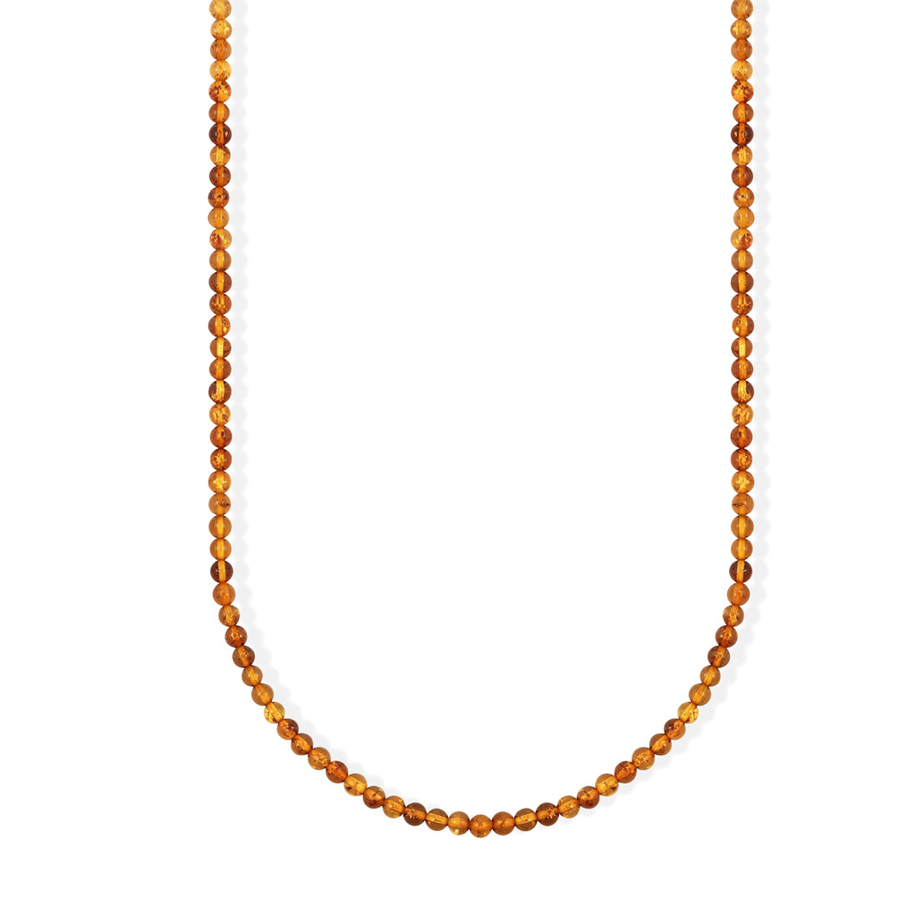 Bernstein Halskette ca. 45 cm 316L Edelstahl (4-5 Werktage Lieferzeit) ca.