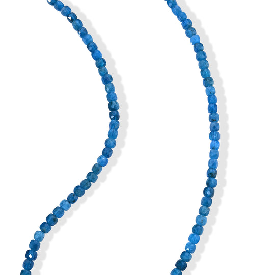 Apatit Halskette ca. 45 cm + 5 cm Extender 316L Edelstahl ca.
