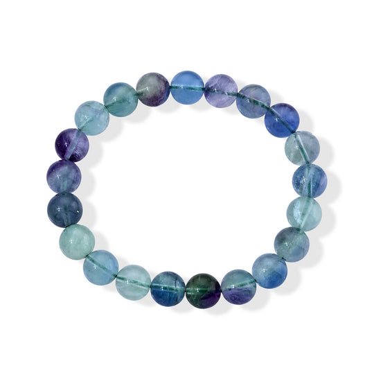 Mehrfarbiger Fluorit Armband 18 cm Adjustable ca.